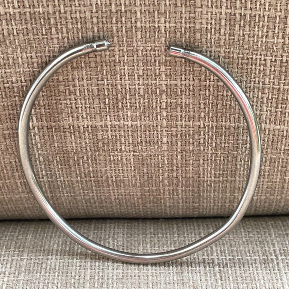 Bracelet Lot of 2 Wrist Band Metal Silver and Gold Tone Fashion Unisex Jewelry - Picture 8 of 11